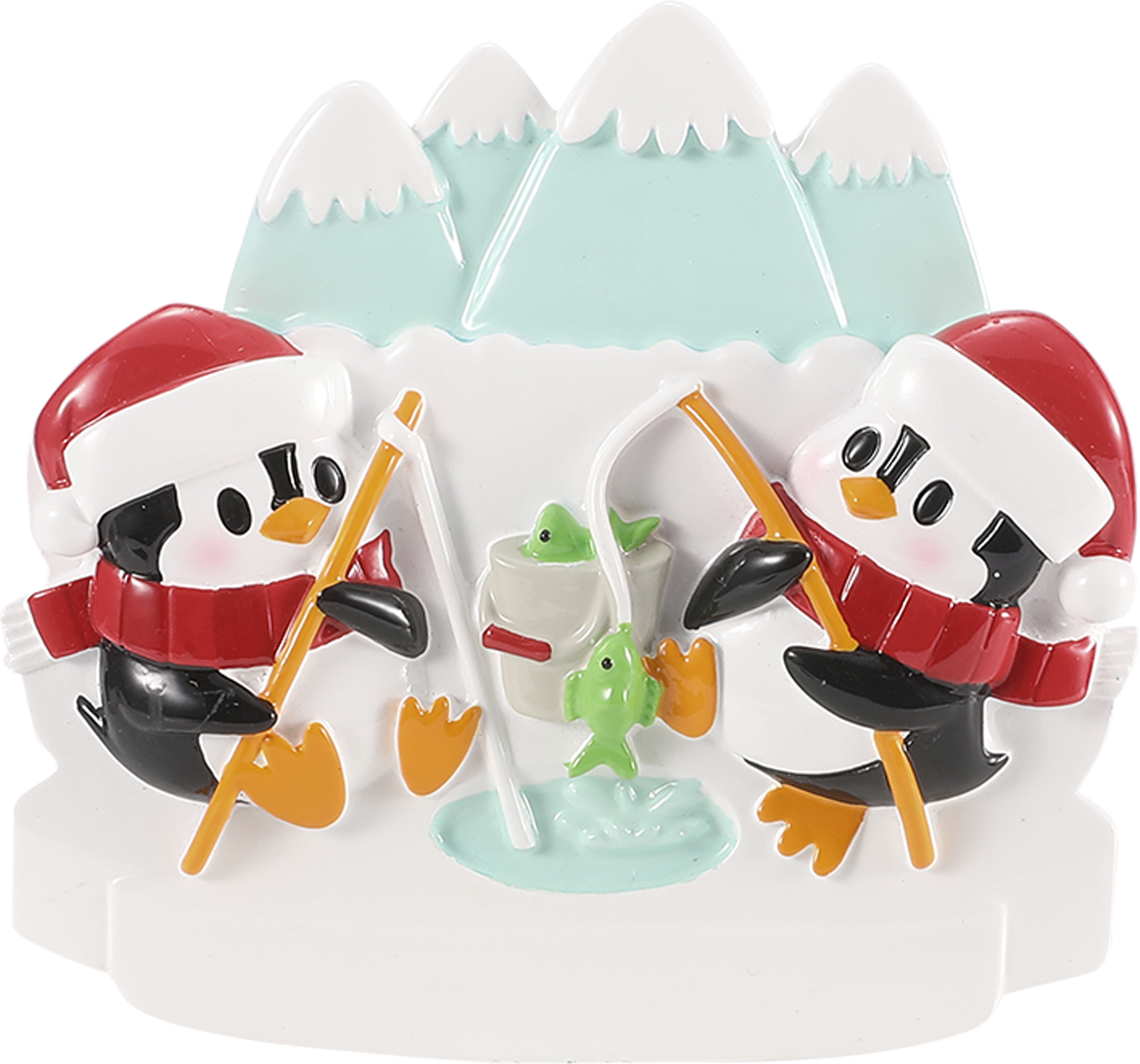 Penguin Ice Fishers: Family of Two
