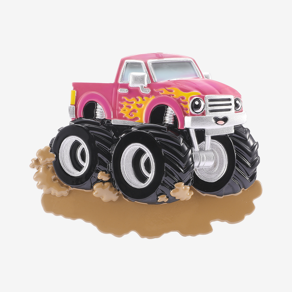 Colorful Monster Truck Ornament