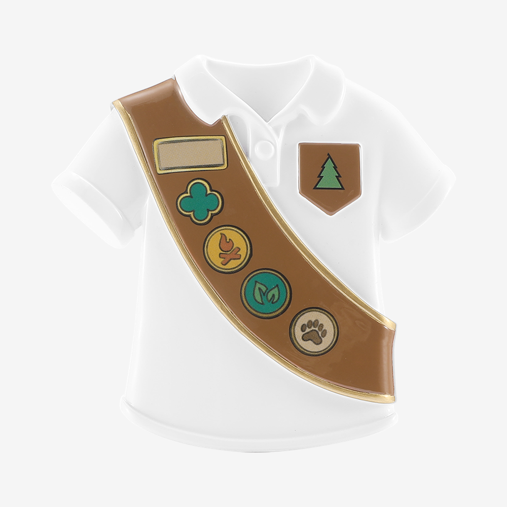 Brownie Scout Shirt Ornament