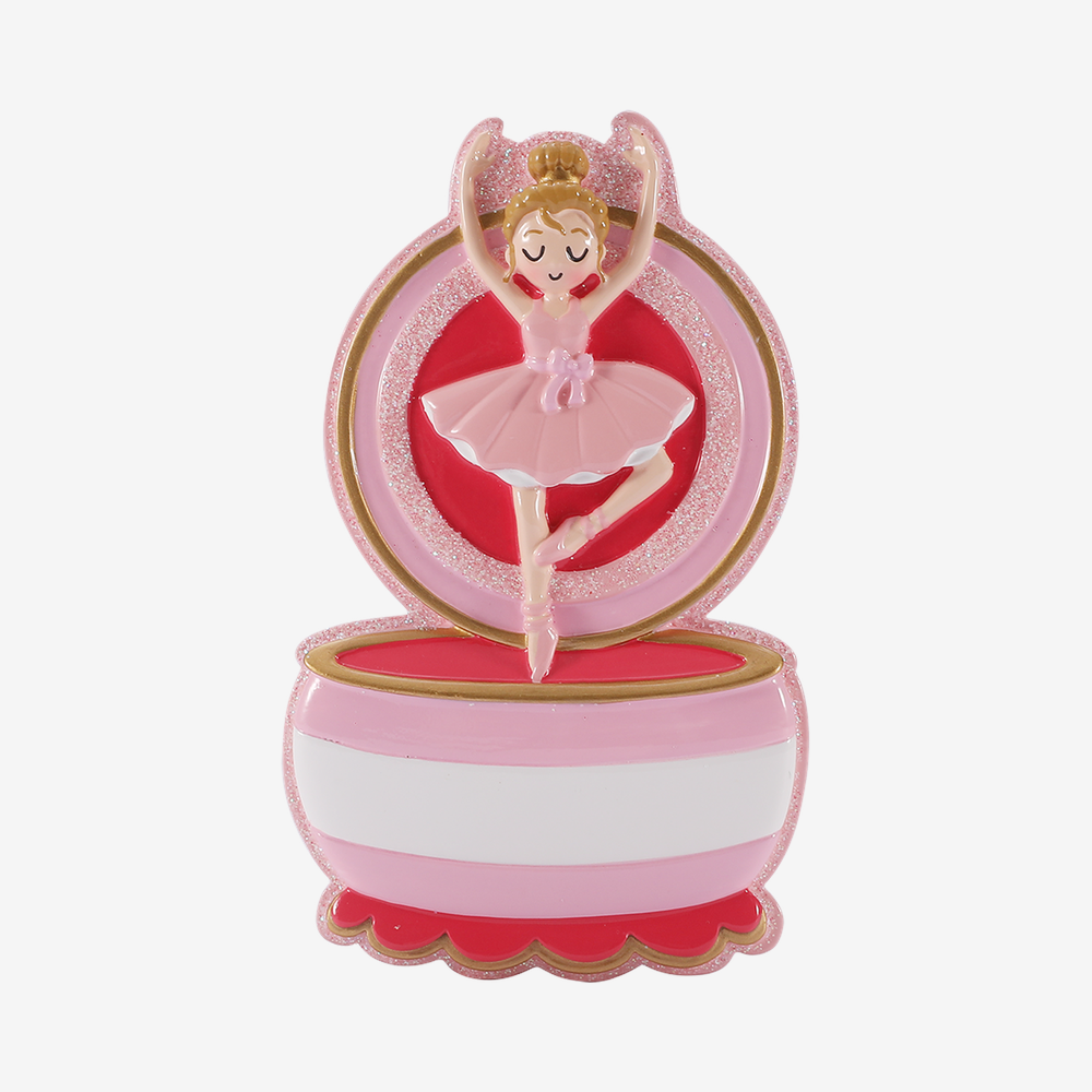 Ballerina Music Box Ornament