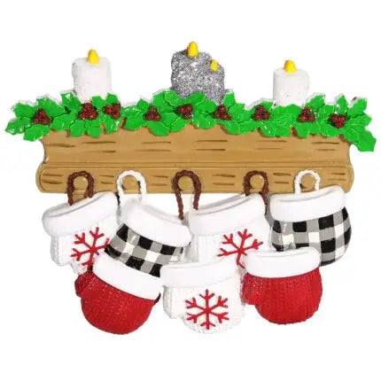 Mantle Mittens: Family of Seven