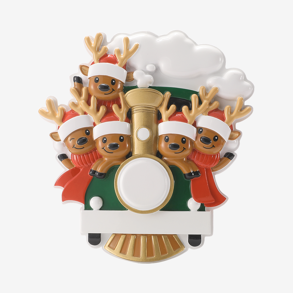 Reindeer Train - Family of Five