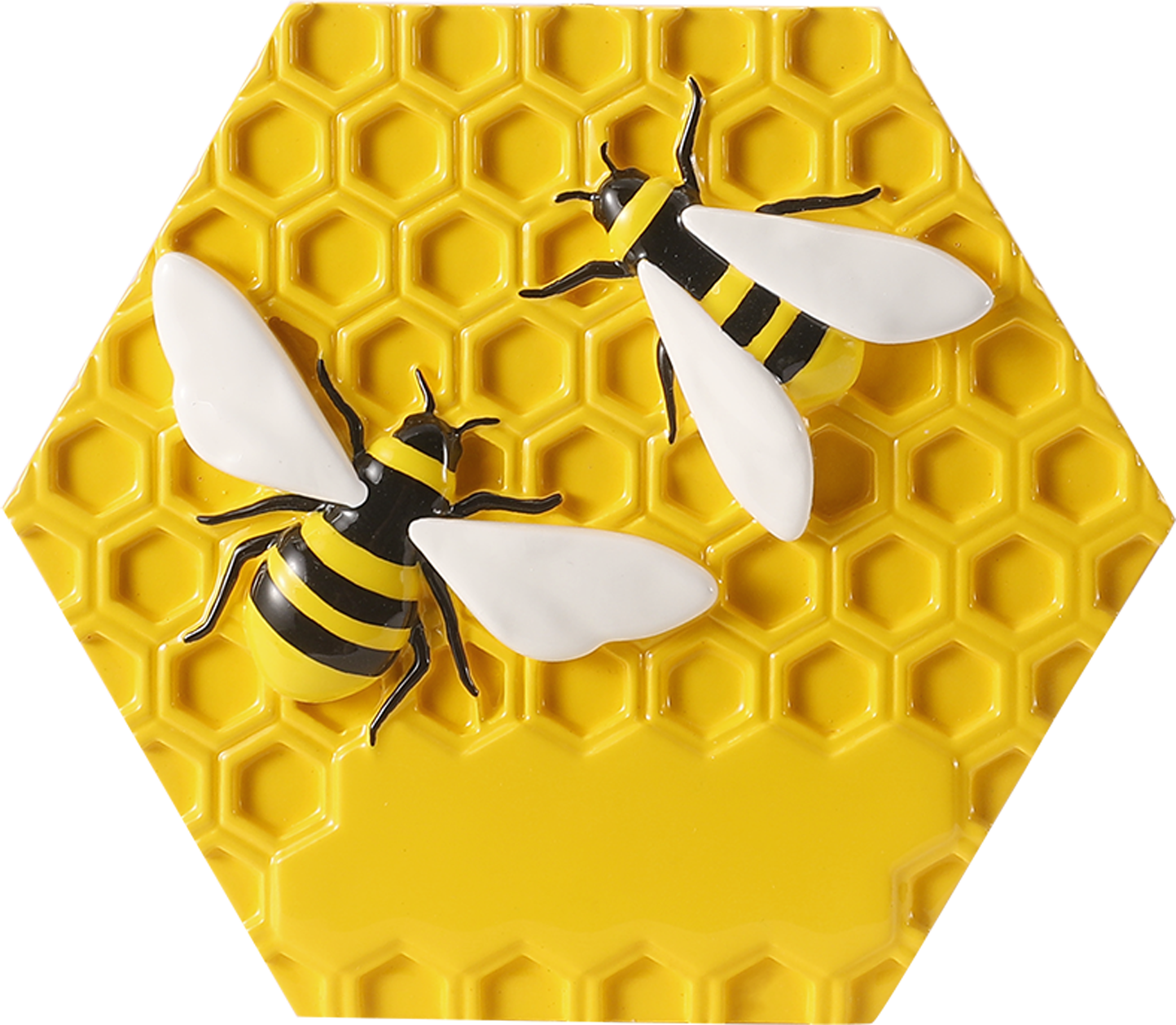 Bees on Honeycomb Personalized Ornament
