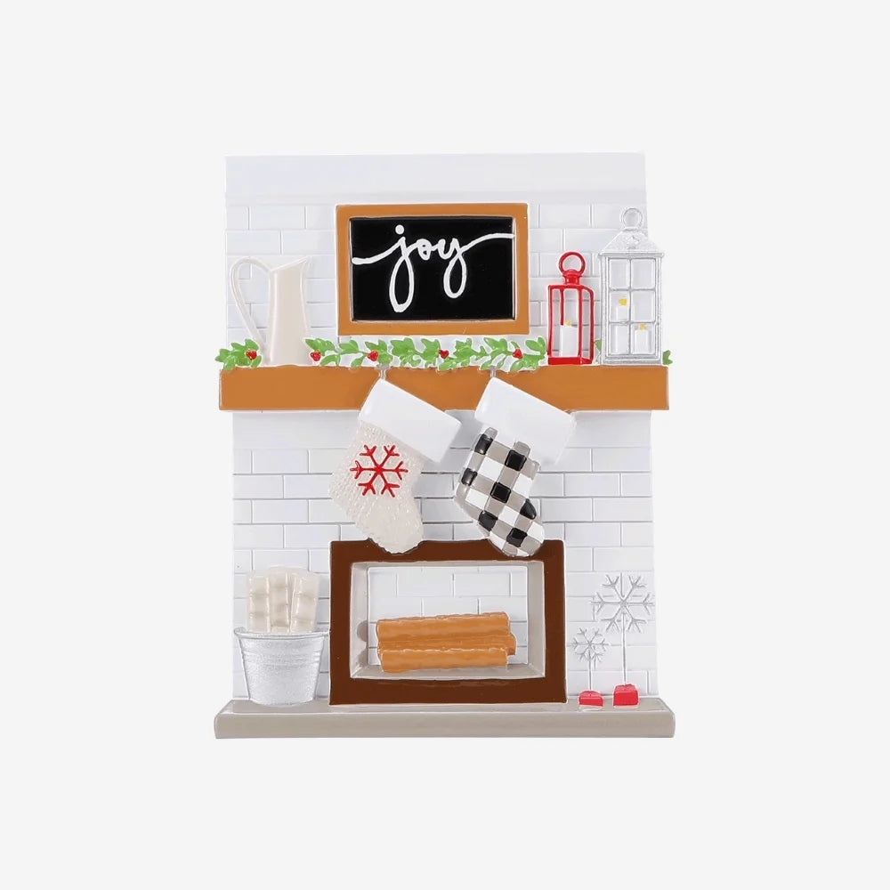 Fireplace Mantle Ornament - Family of Two