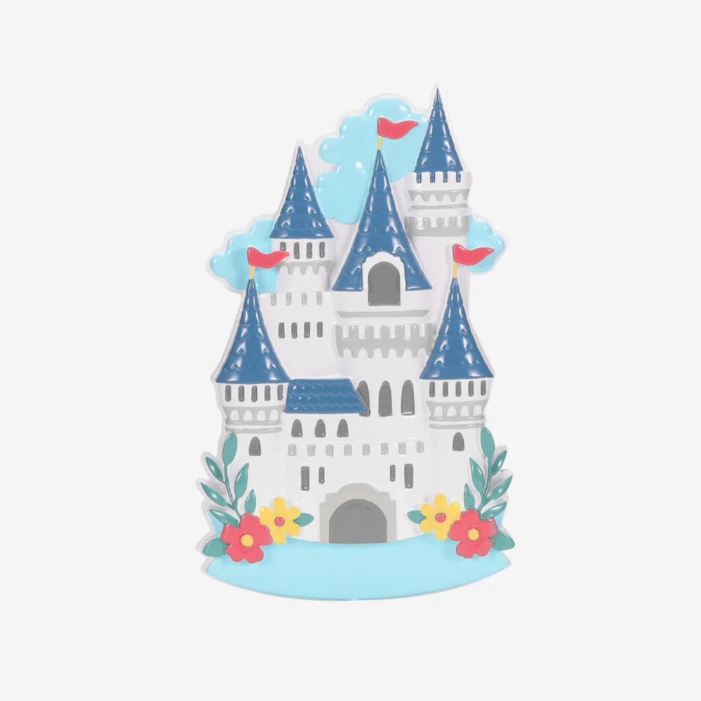 Blue Castle Ornament