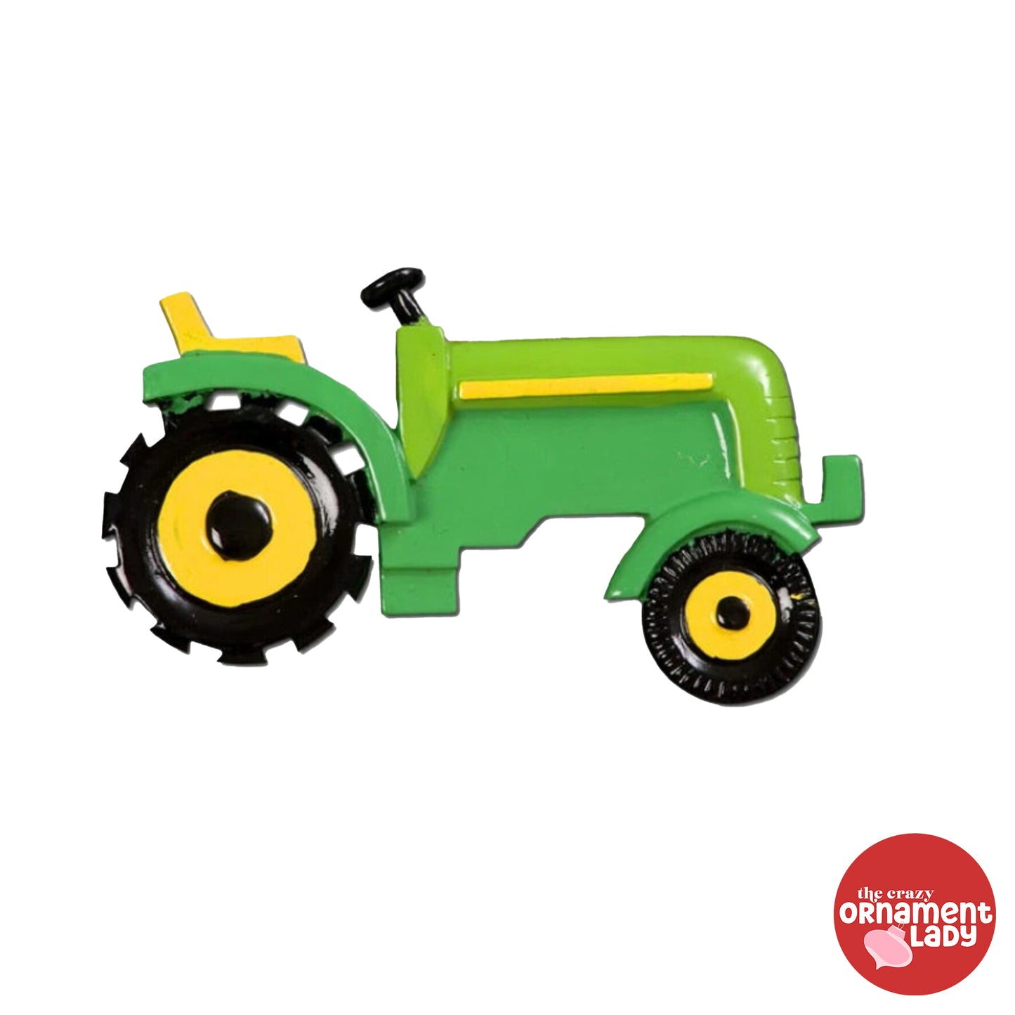 Green Tractor Ornament