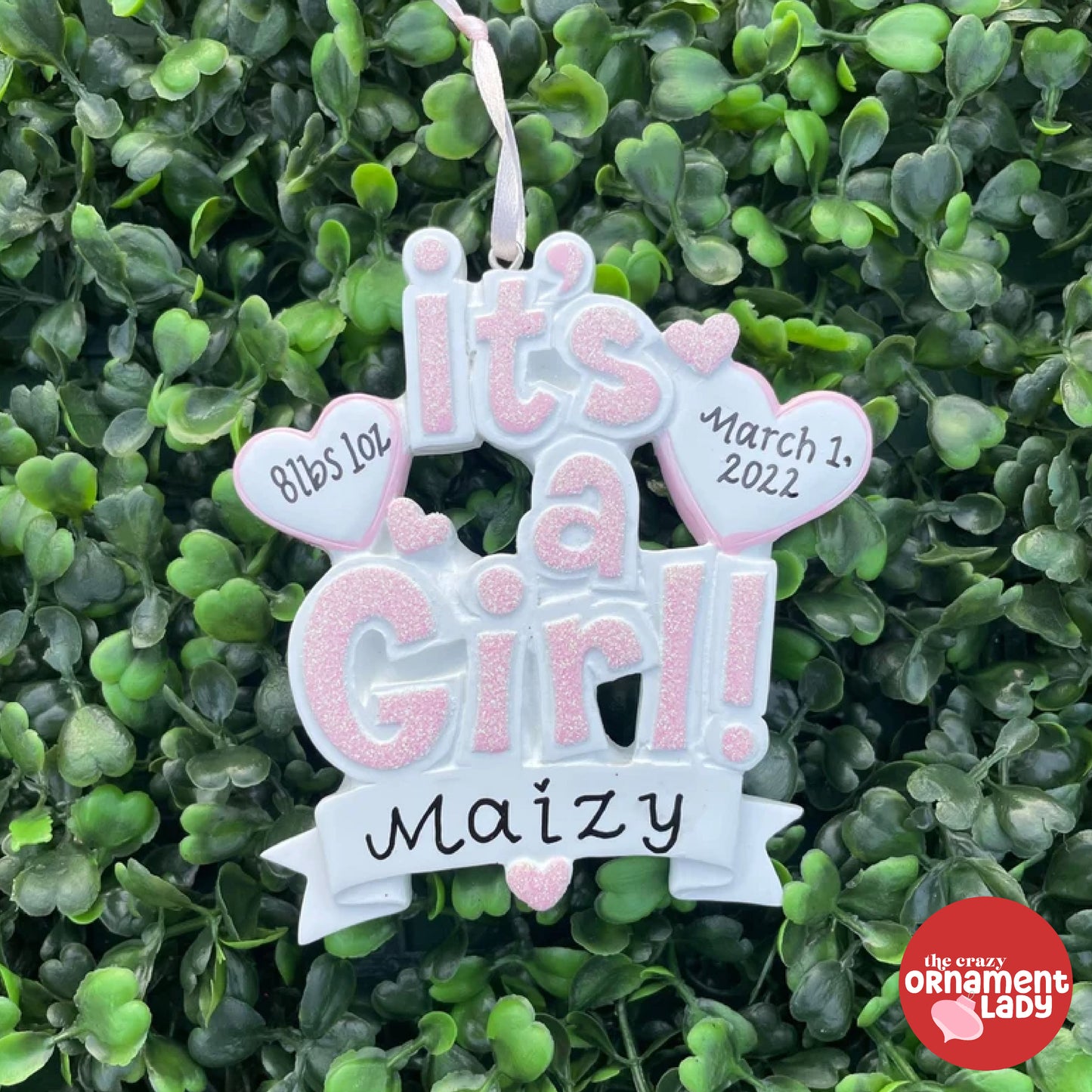 It's a Girl Ornament