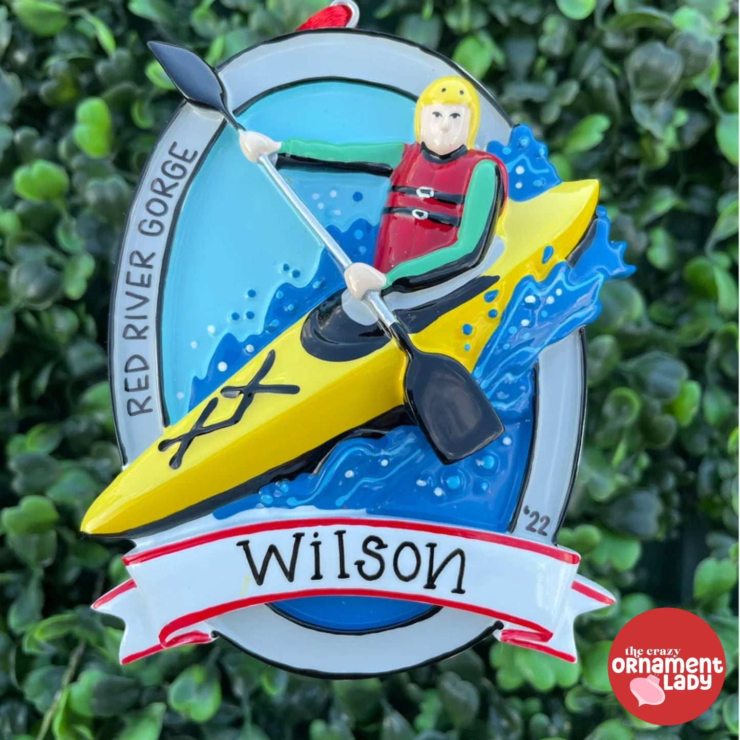 Kayaking Ornament