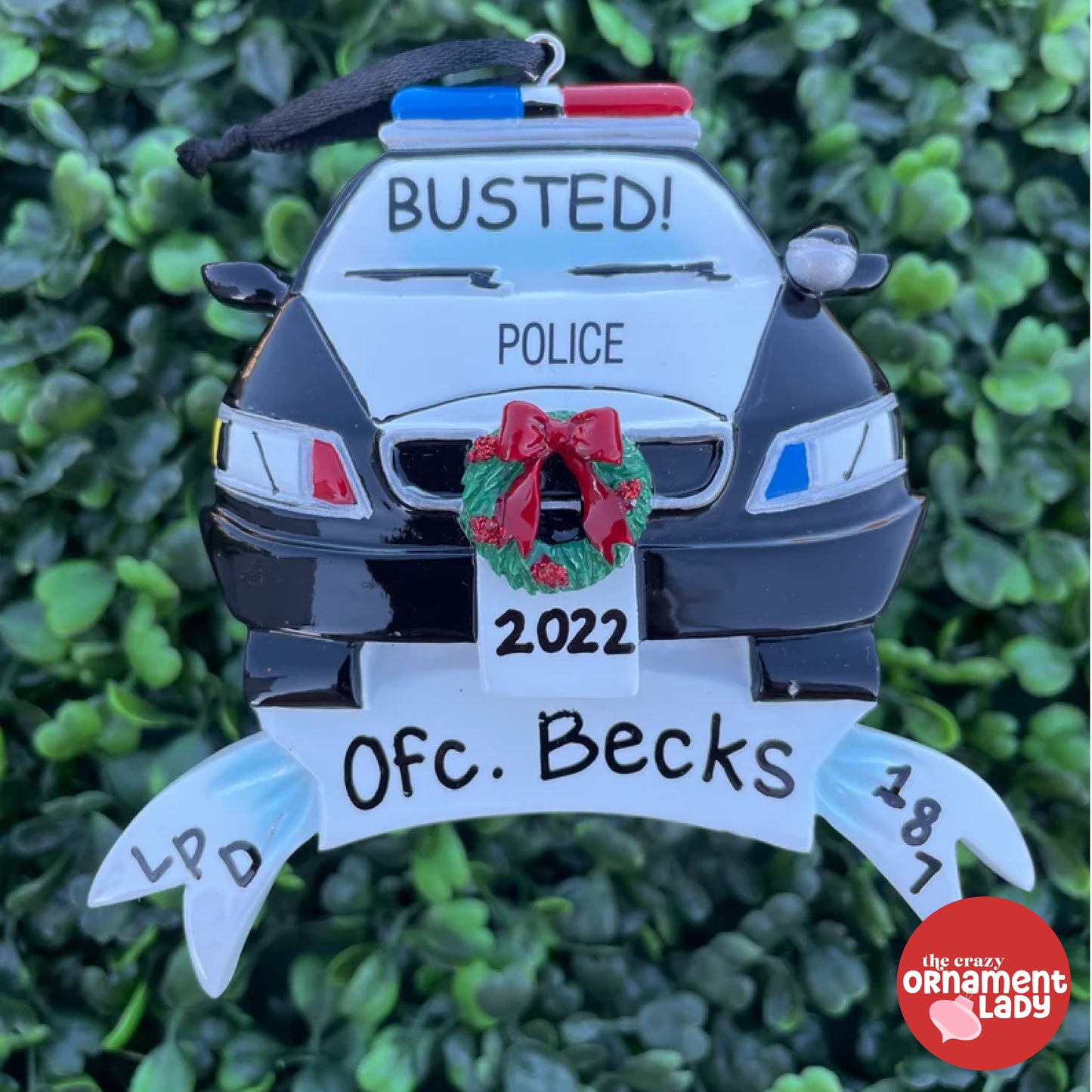 Police Car Ornament