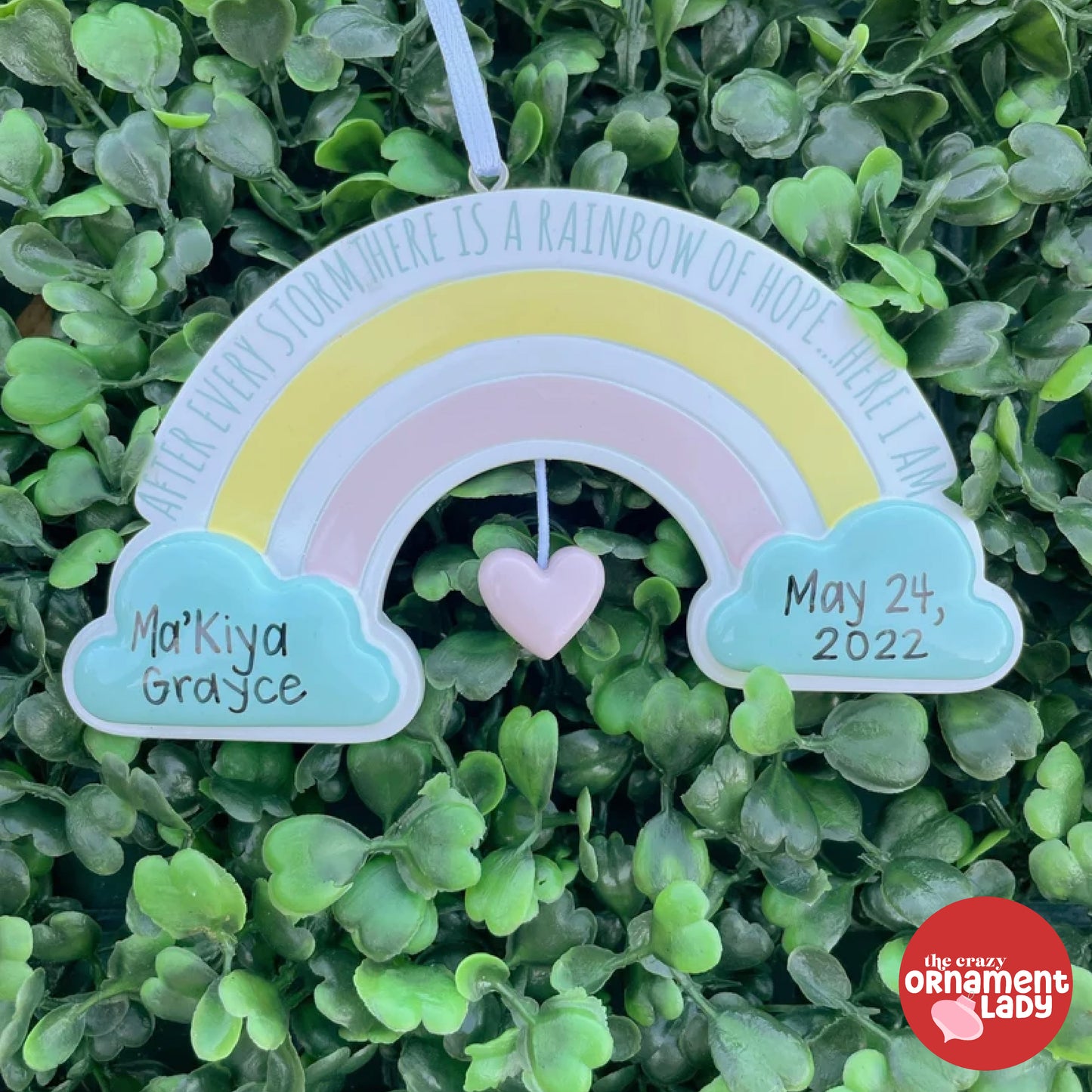Rainbow Baby Ornament