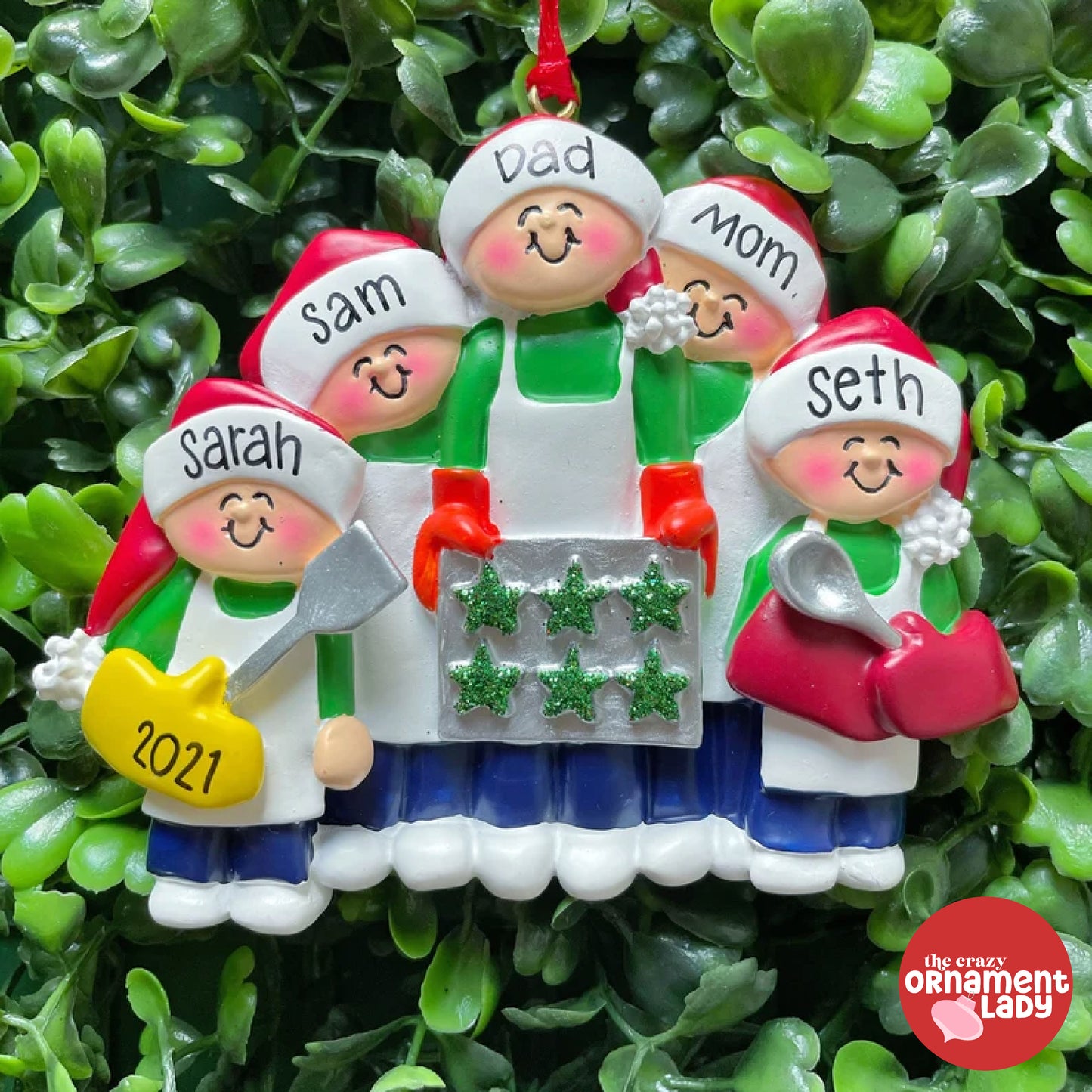 Baking Together - Family of Five