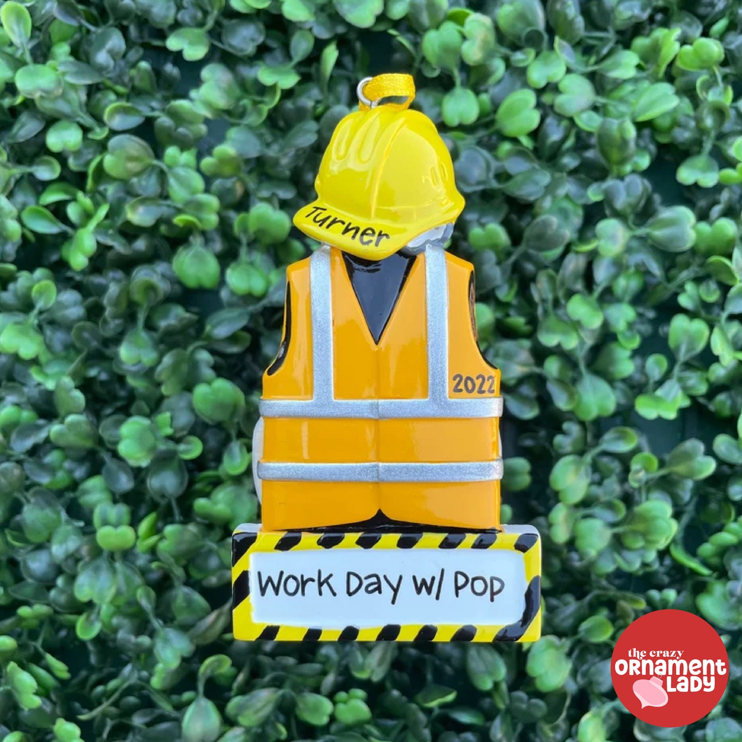 Construction Vest Ornament
