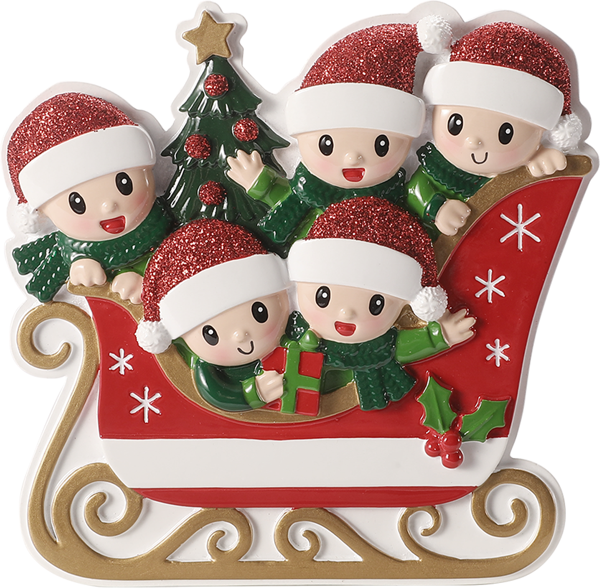 Sleigh Ride: Family of Five