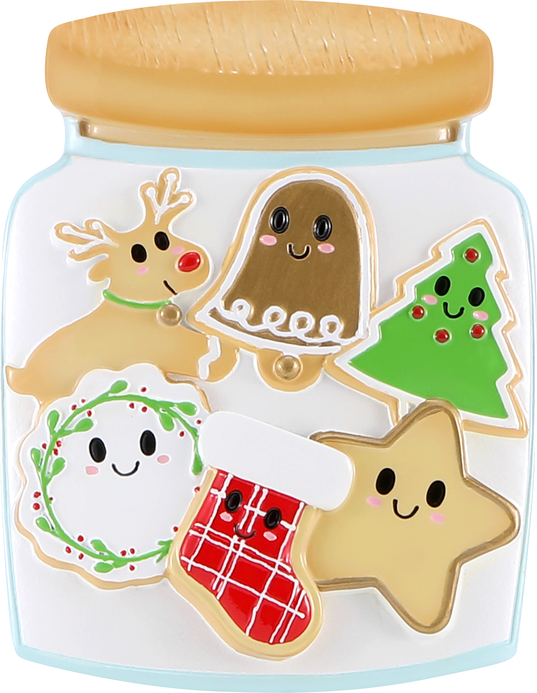 Cookie Jar Ornament - Family of Six
