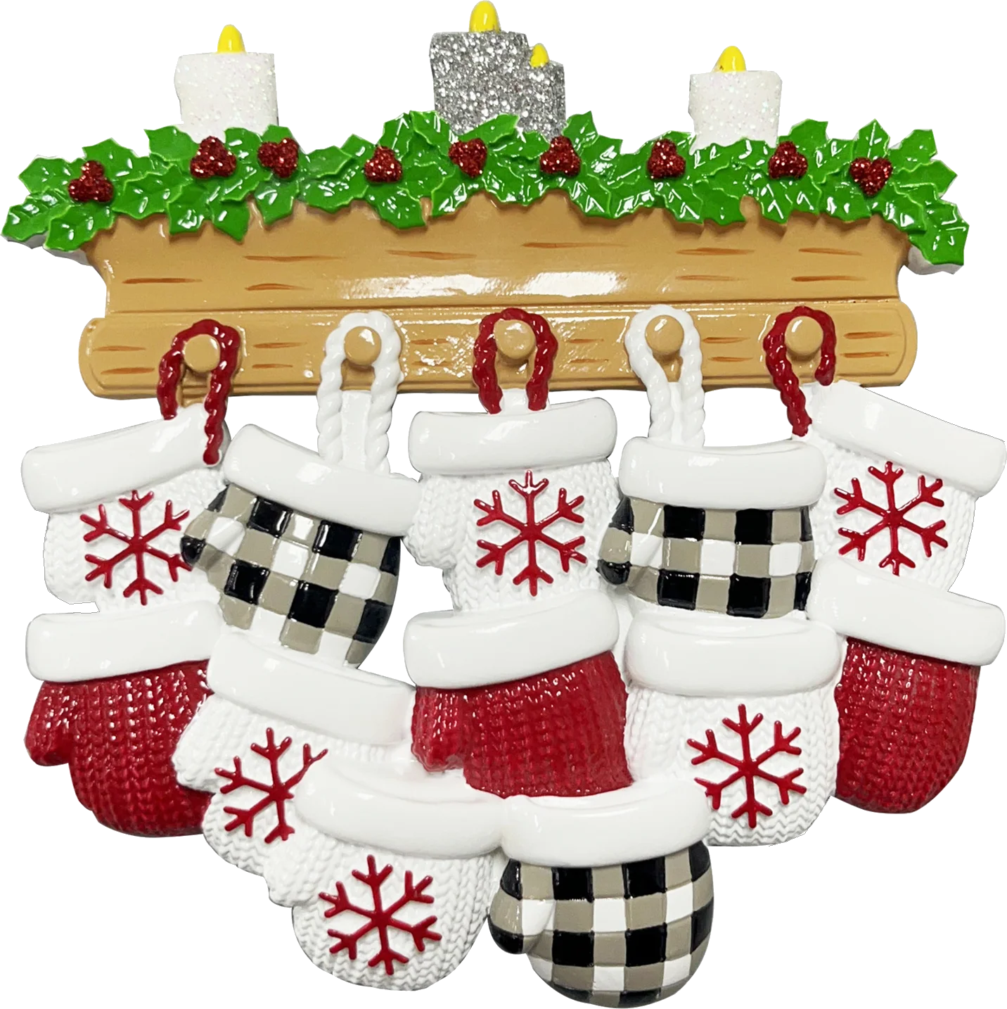 Mantle Mittens: Family of Twelve