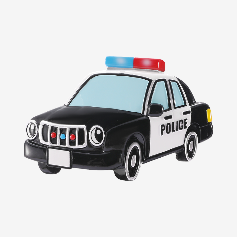 Police Patrol Car Ornament