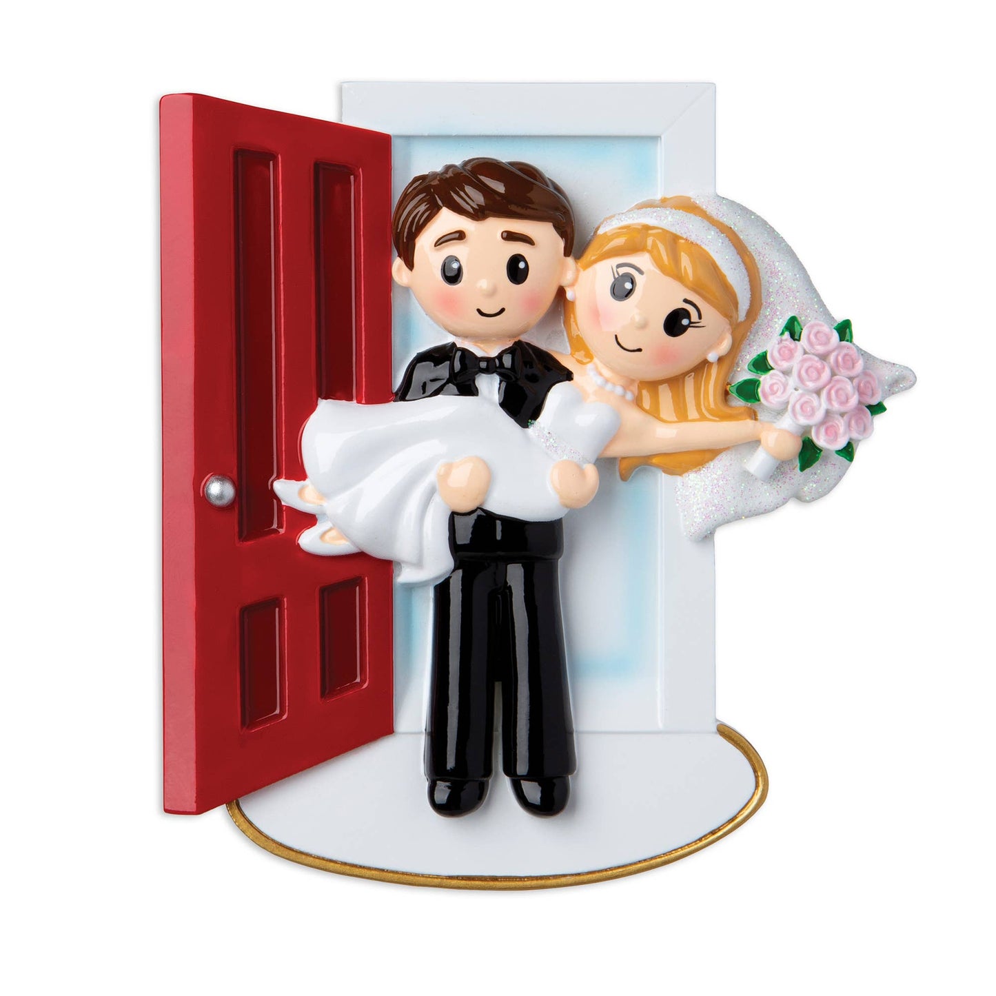 Wedding Couple Threshold Ornament