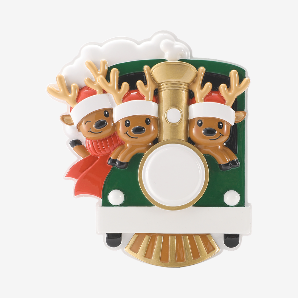 Reindeer Train - Family of Three