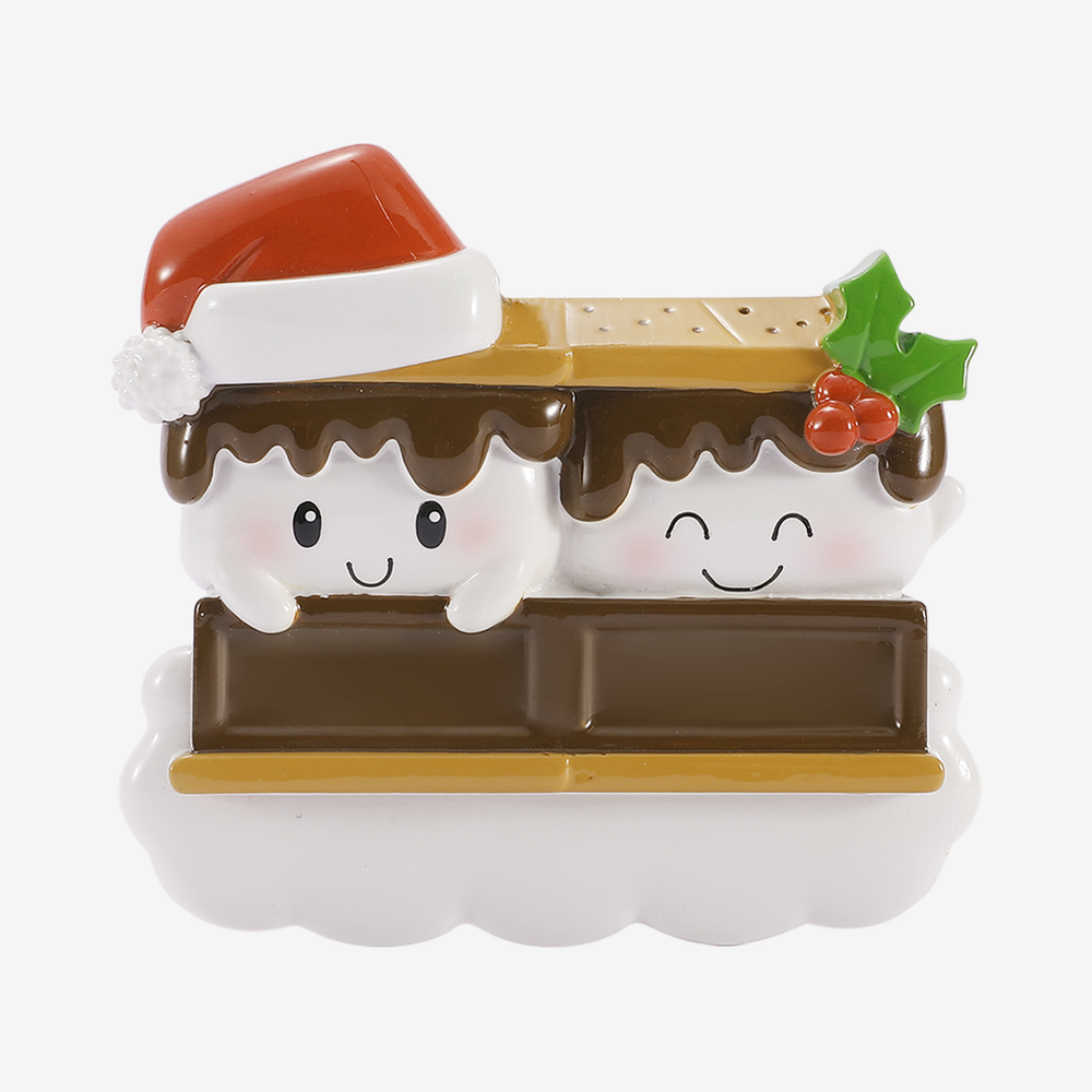 S'mores Ornament - Family of Two