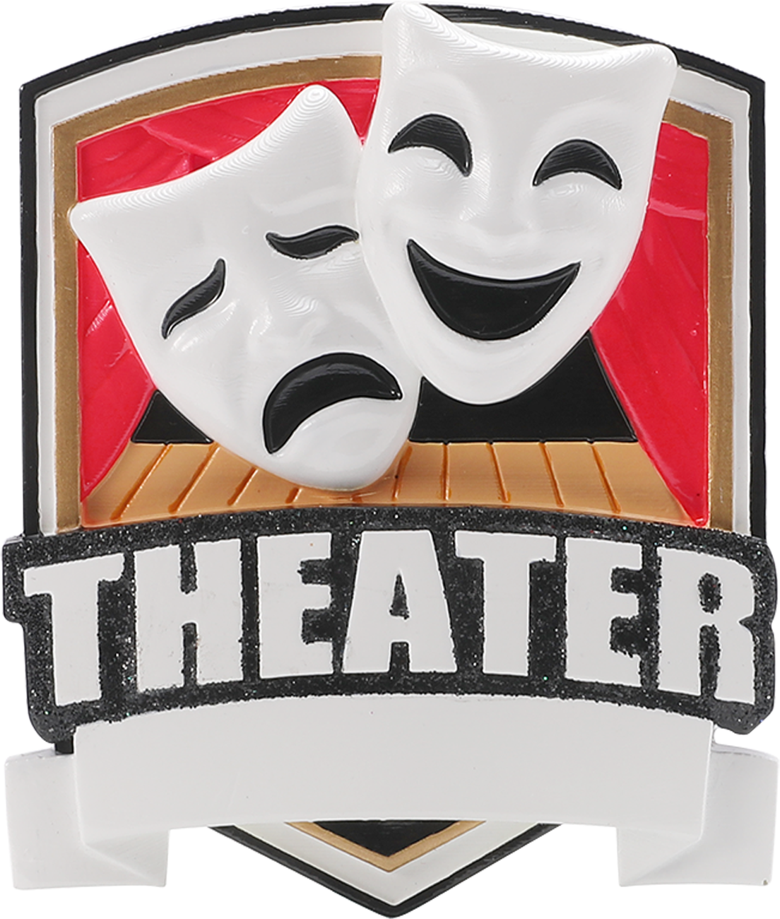 Theater Shield Personalized Ornament