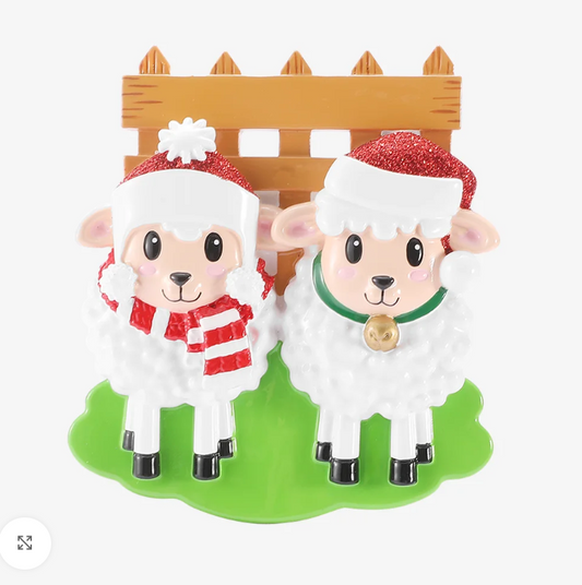 Sheep Ornament - Family of Two