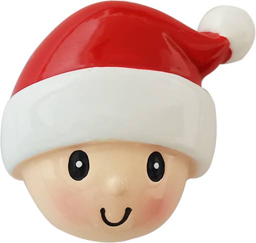 Heads with Holiday Hats Add On with Adhesive Back