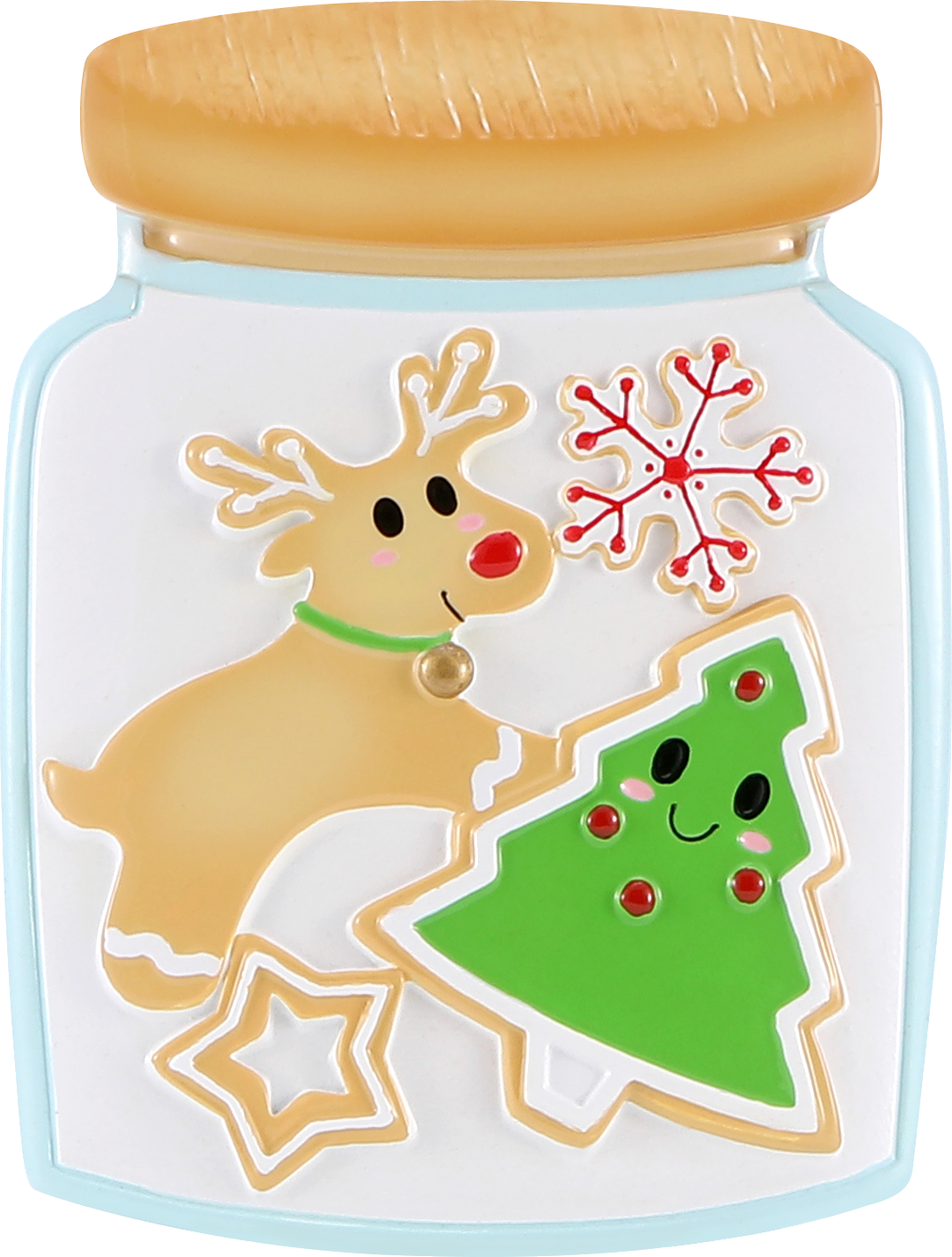 Cookie Jar Ornament - Family of Two