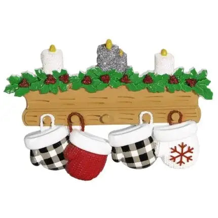 Mantle Mittens: Family of Four