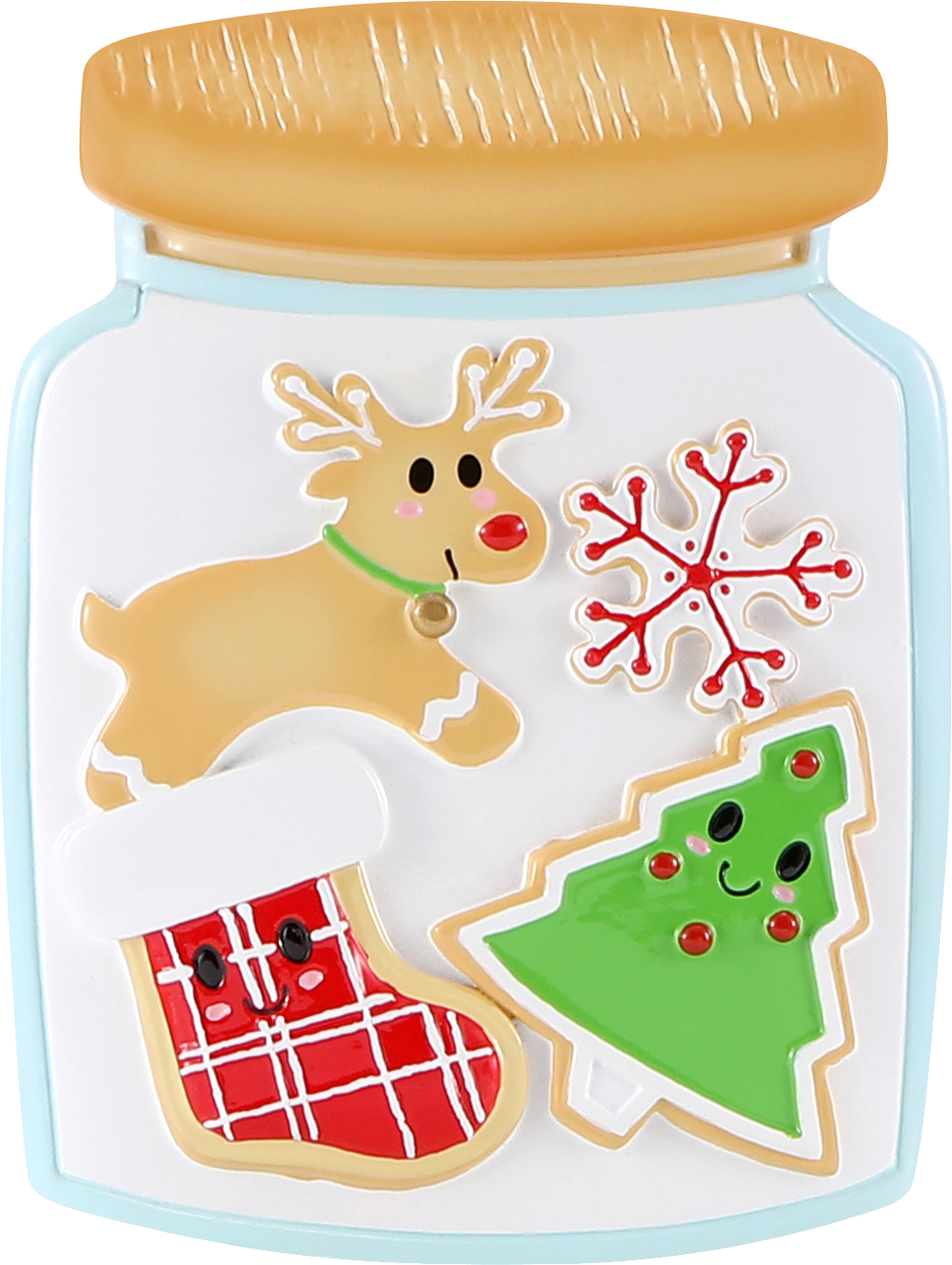 Cookie Jar Ornament - Family of Three