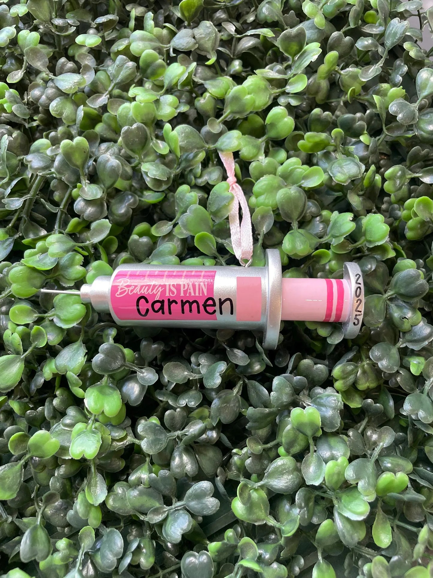 Botox Beauty is Pain Personalized Ornament