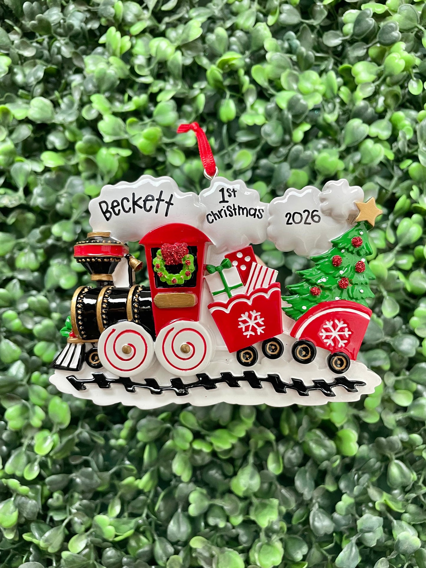 Christmas Train Ornament