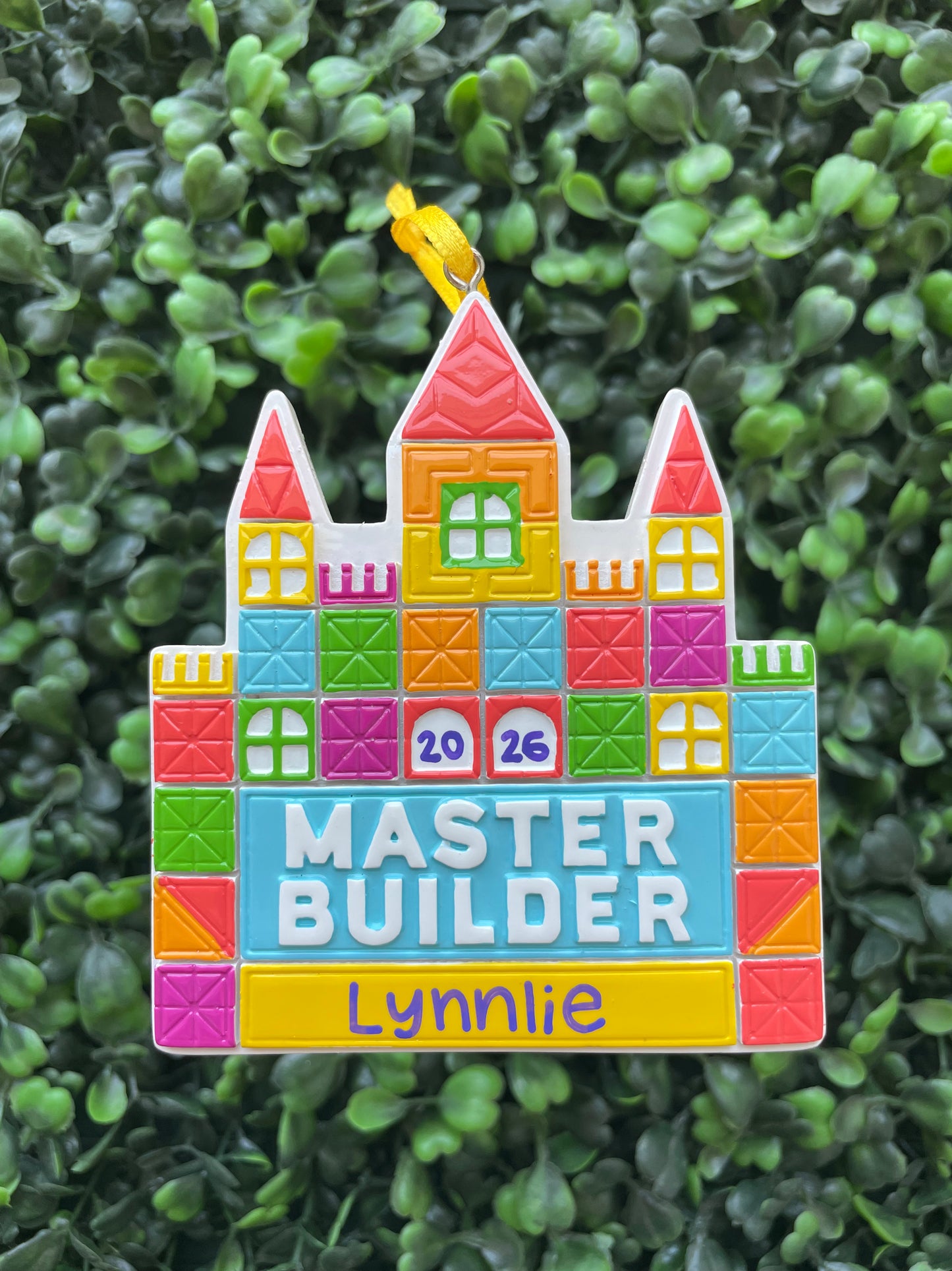 Master Builder Tile Ornament