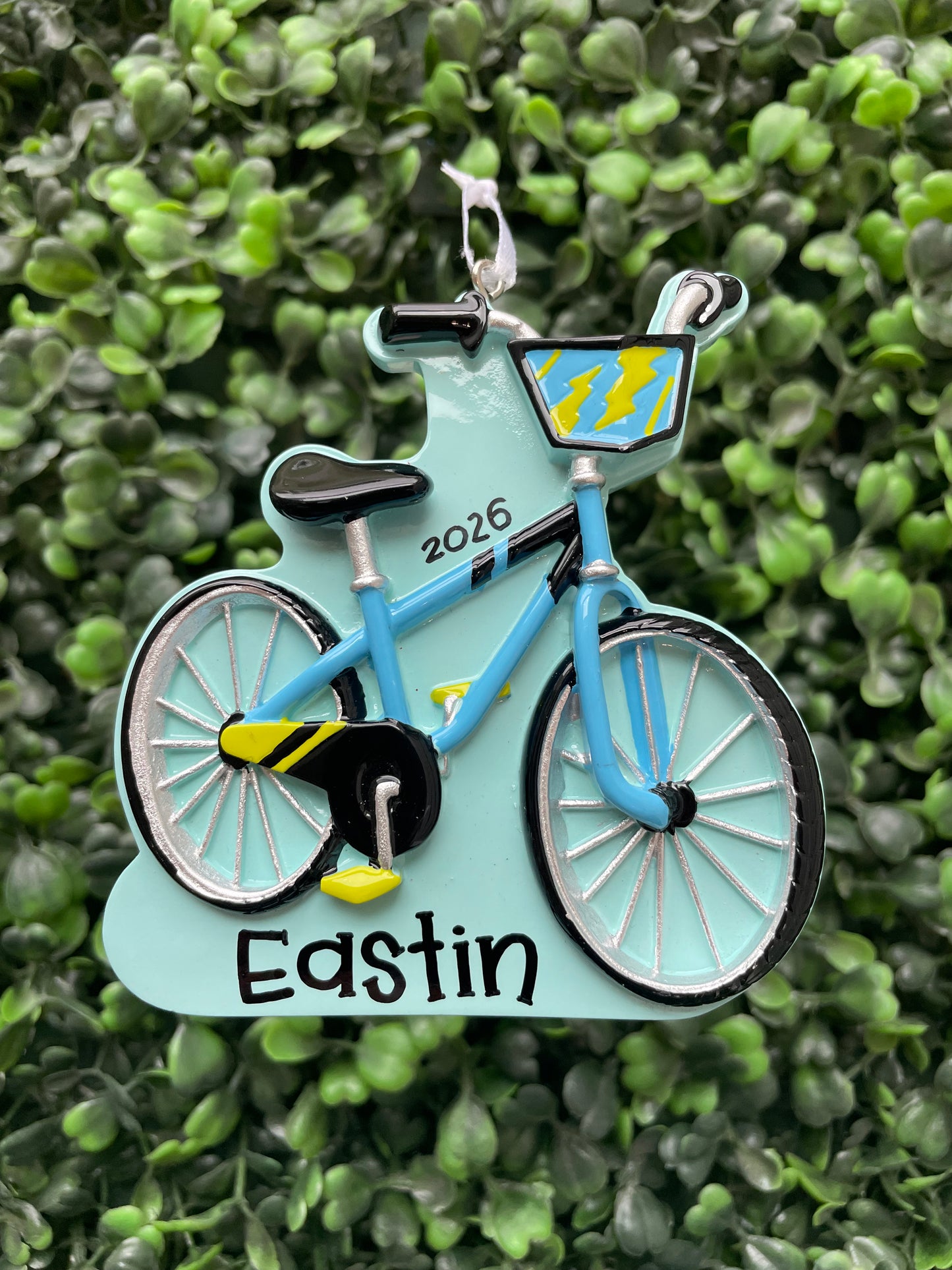Blue Bike Ornament
