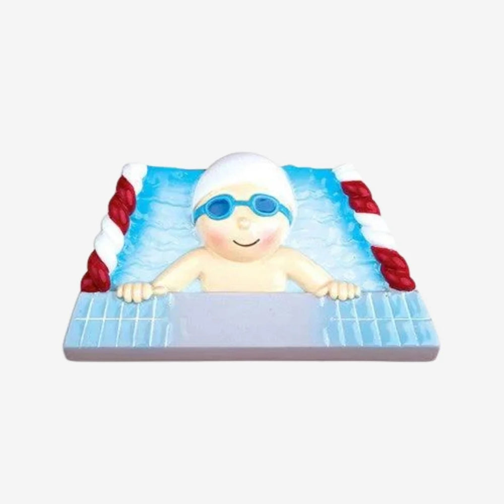 Swimming Boy Ornament