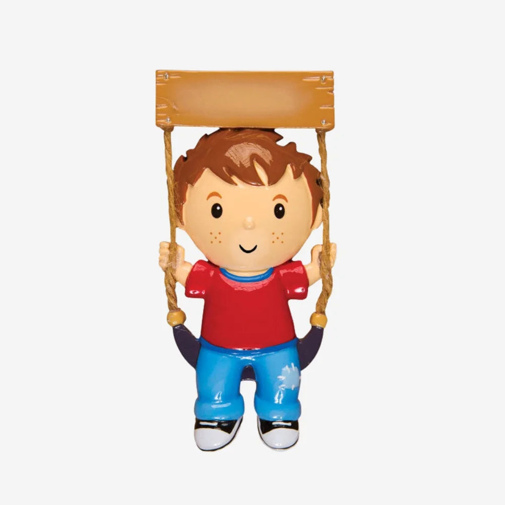 Swinging Boy Ornament