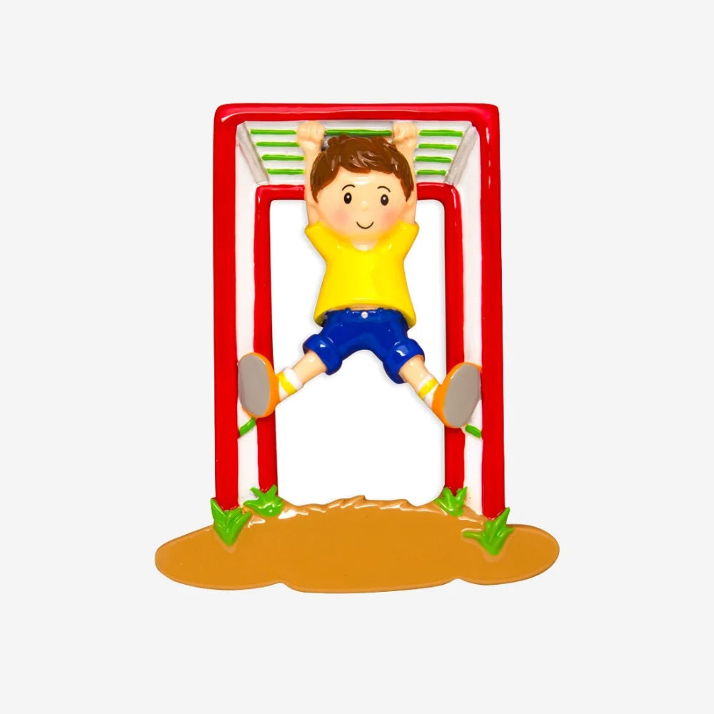 Jungle Gym Boy Ornament