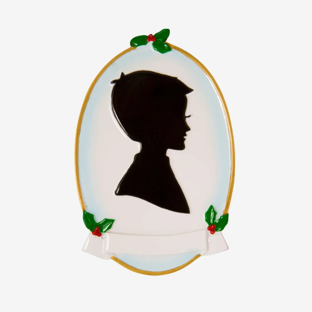 Silhouette Boy Ornament