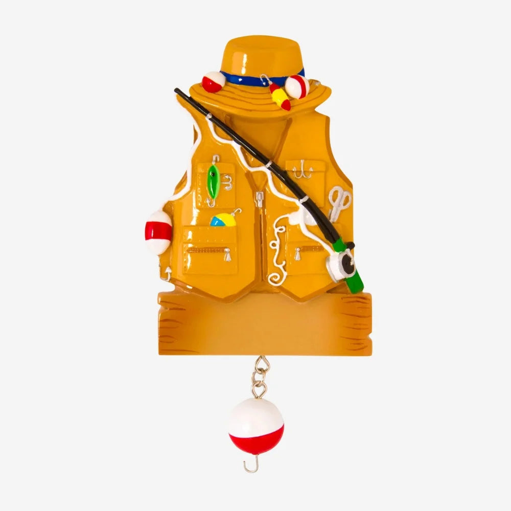 Fishing Vest Ornament