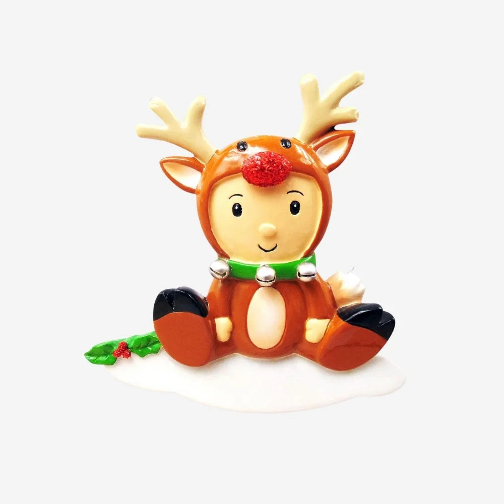 Reindeer Baby Ornament