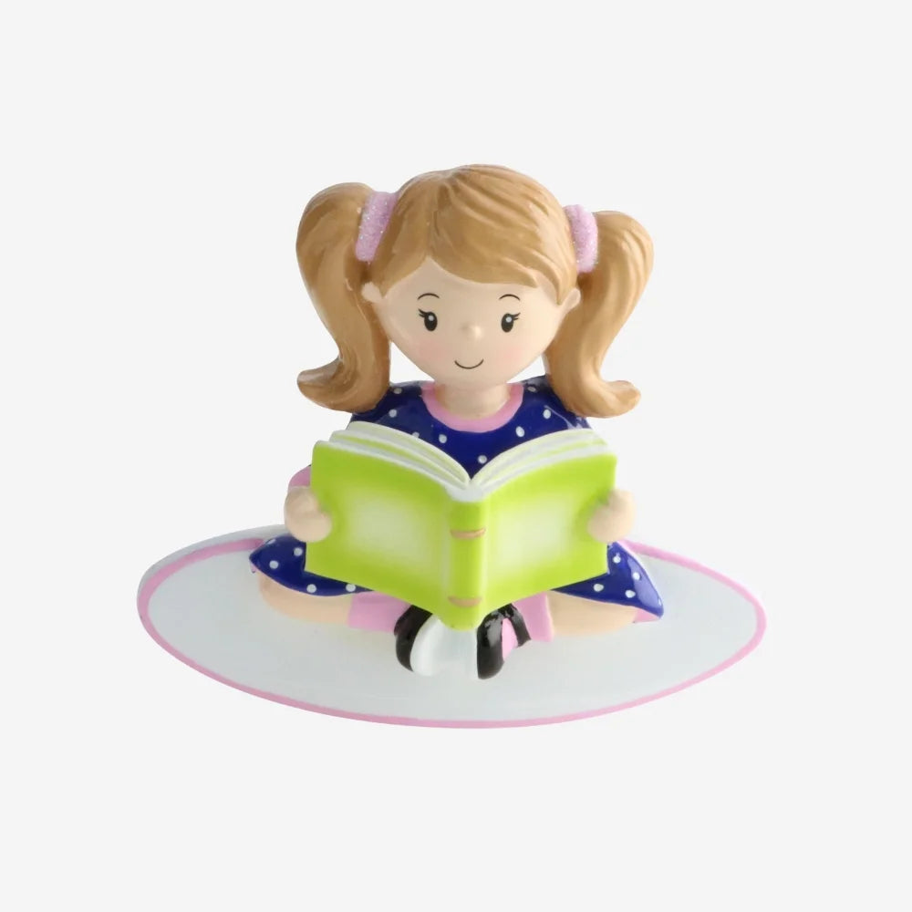 Girl Reading Ornament