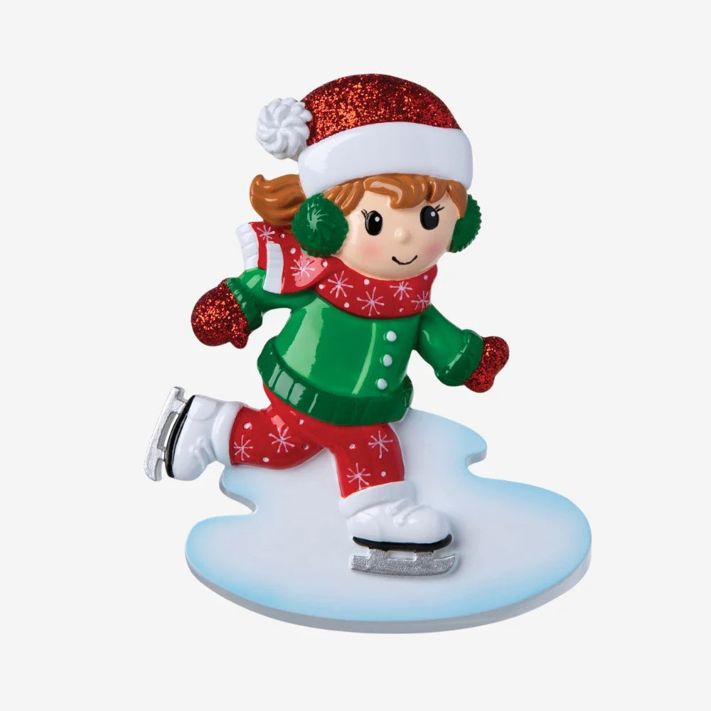 Ice Skater Girl Ornament