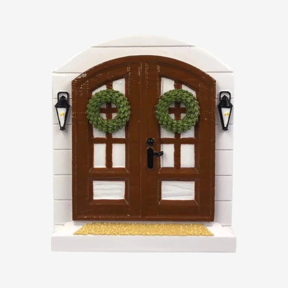 Farmhouse Double Door Ornament