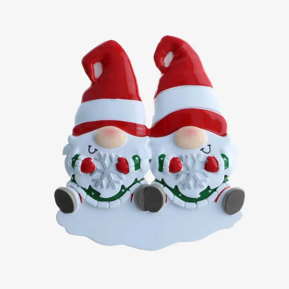 Gnomes Ornament - Family of Two