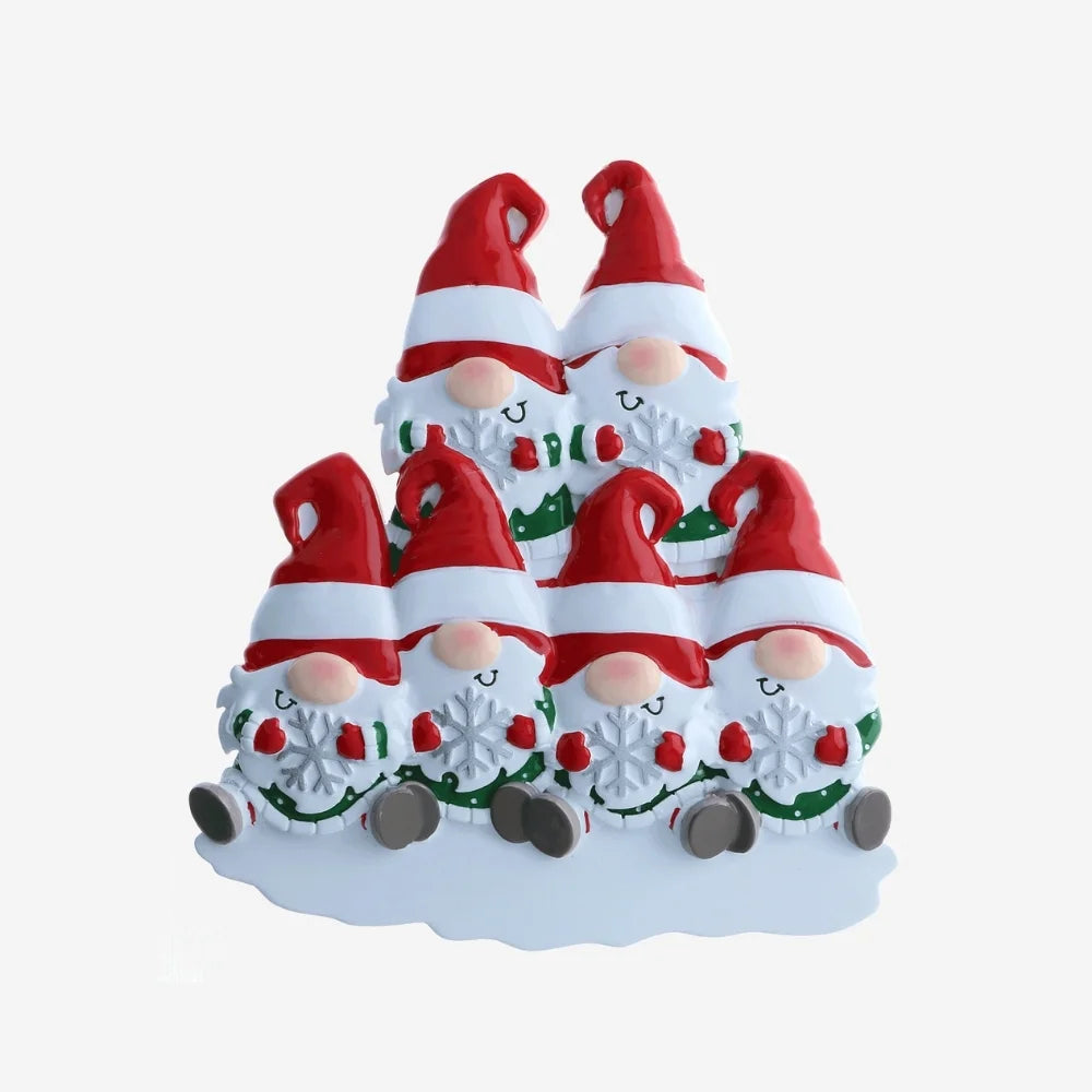 Gnomes Ornament - Family of Six