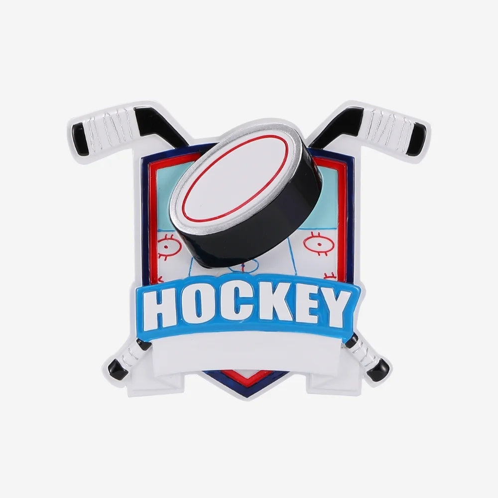 Hockey Shield Ornament