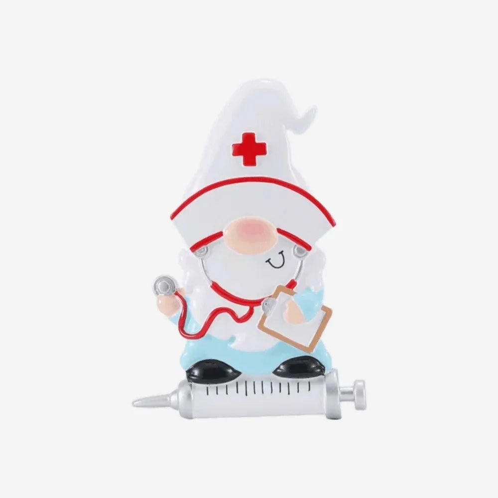 Gnome Nurse Ornament