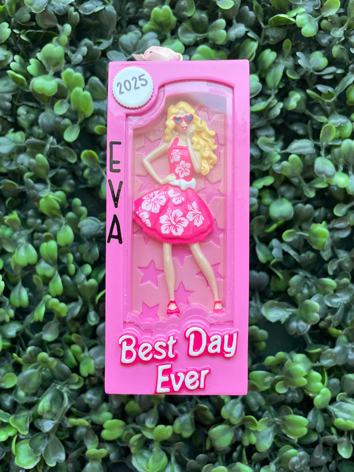 Pink Doll Box Ornament
