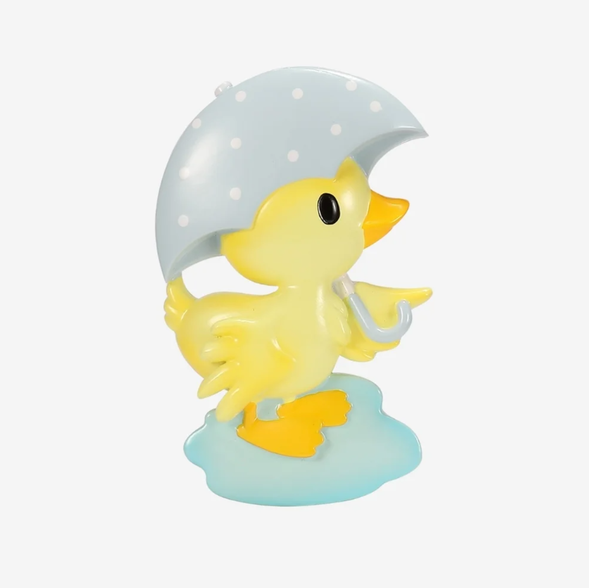 Cutesy Duck Blue Ornament