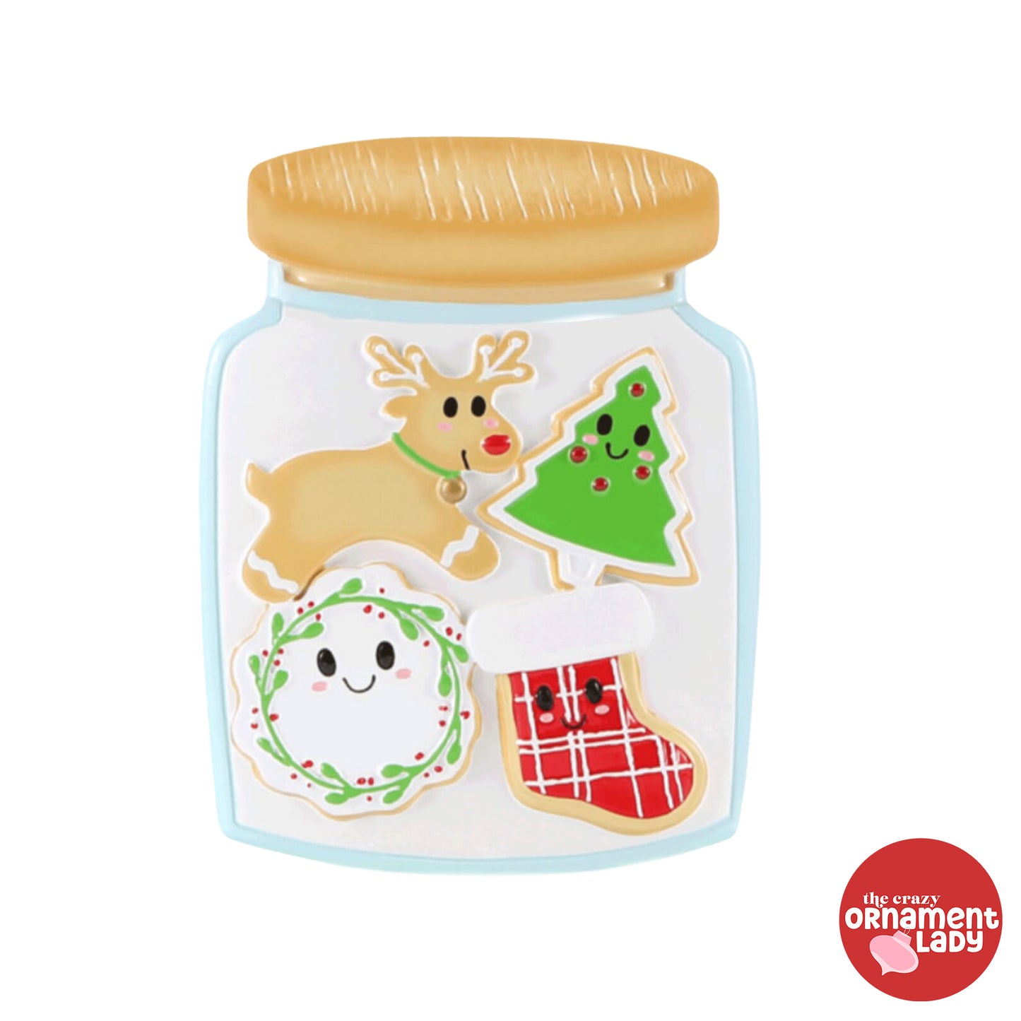 Cookie Jar Ornament - Family of Four