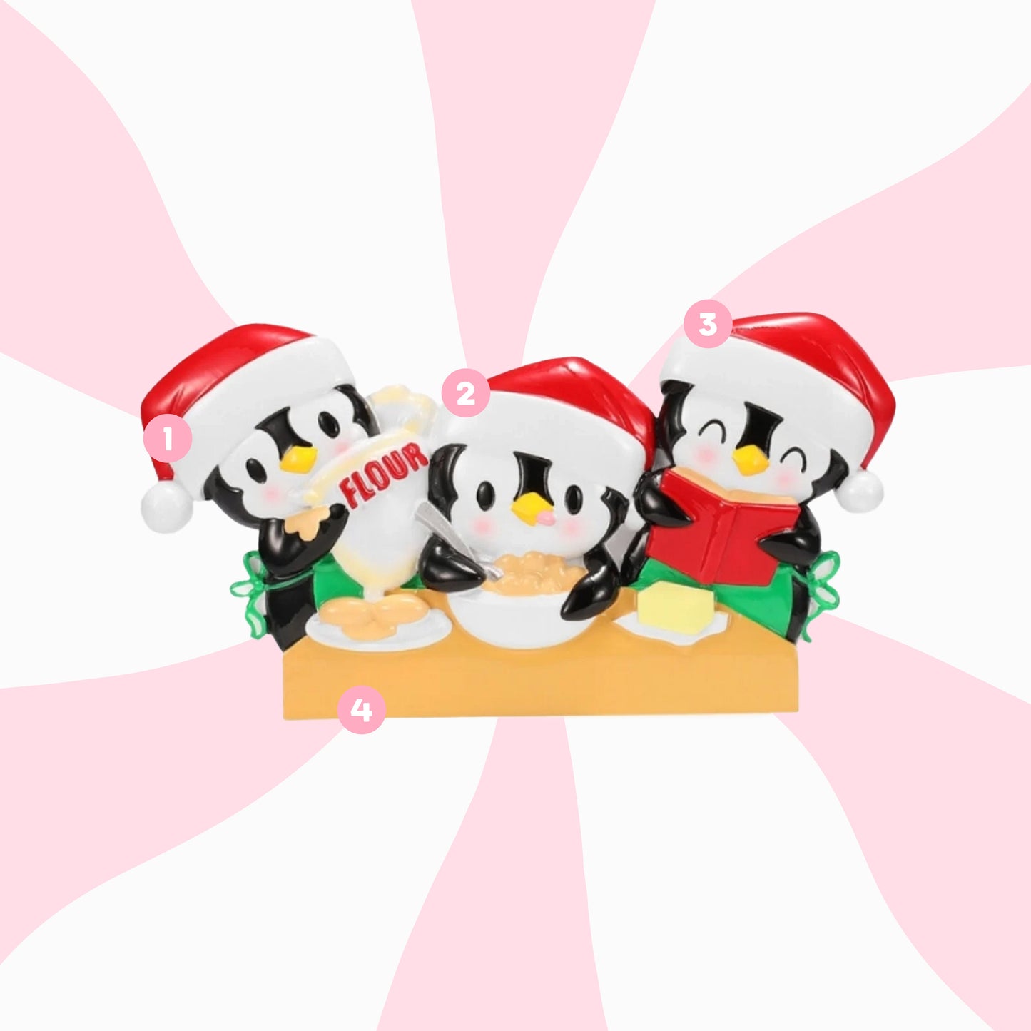 Penguin Baking - Family of Three